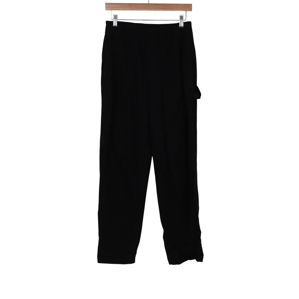 Old Navy Pants Womens Small Tall Comfort Waistband Black Carpenter Excellent